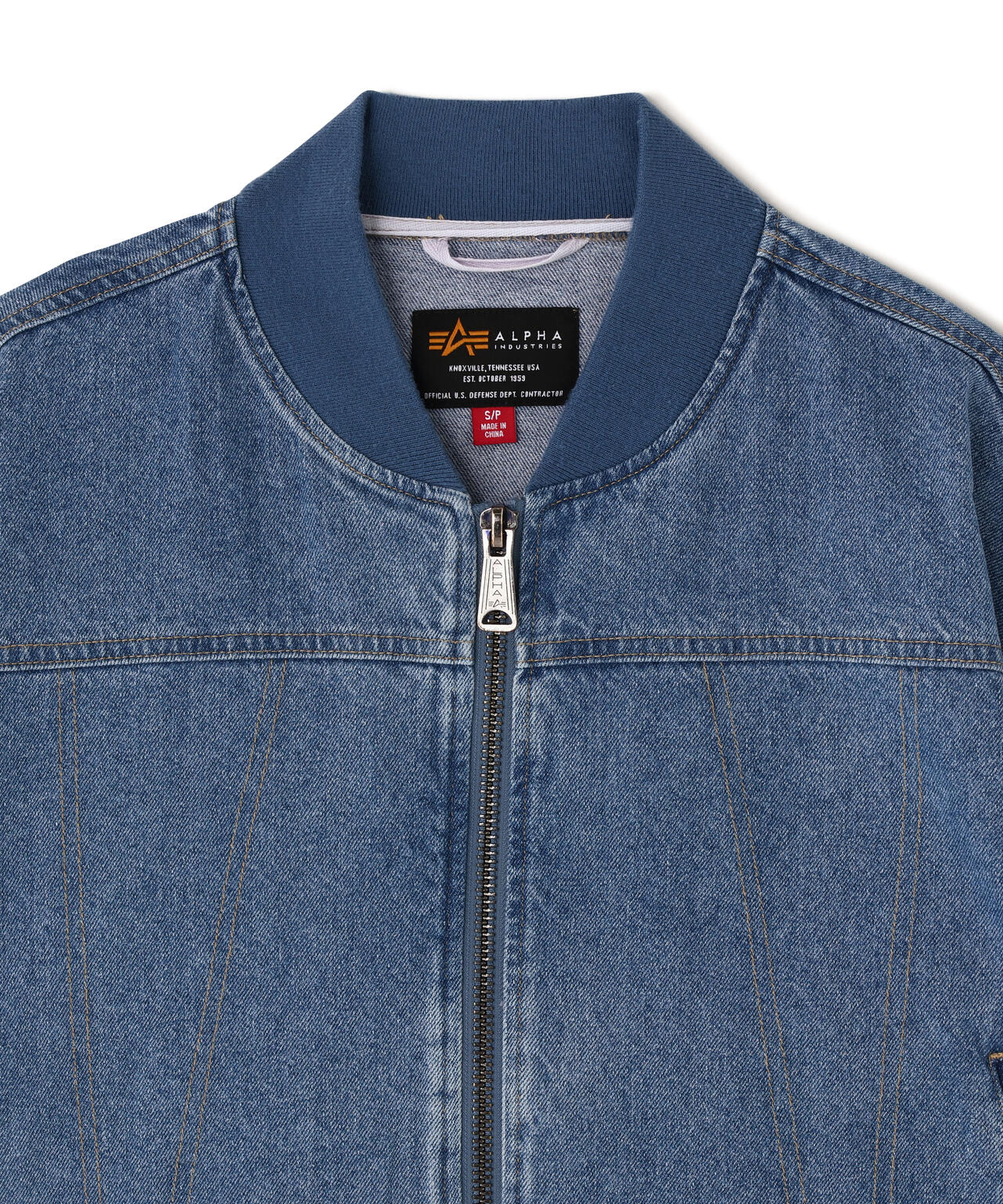 DENIM RELAXED FLIGHT JACKET WOMEN