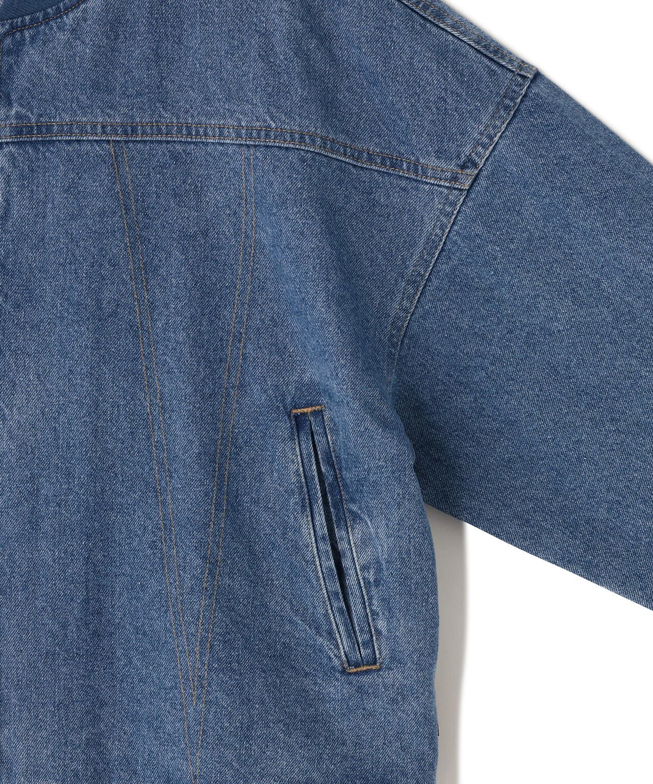 DENIM RELAXED FLIGHT JACKET WOMEN