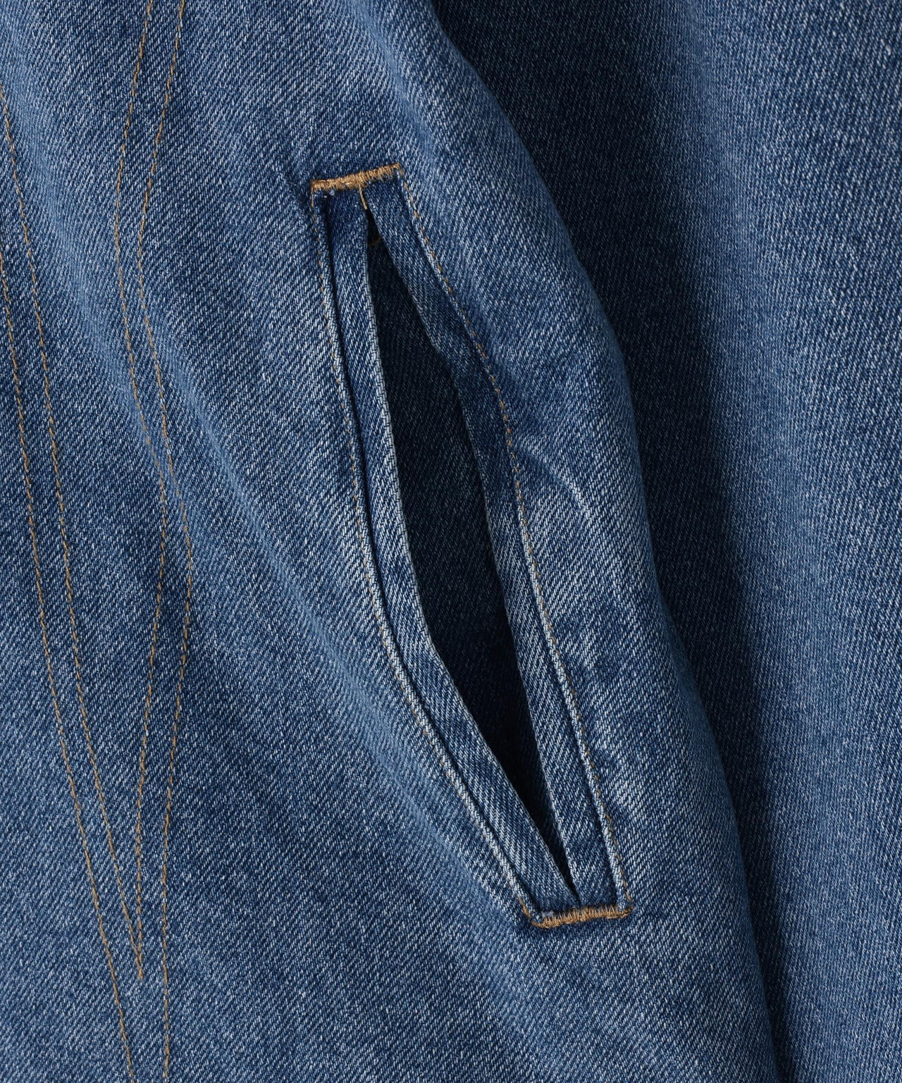 DENIM RELAXED FLIGHT JACKET WOMEN