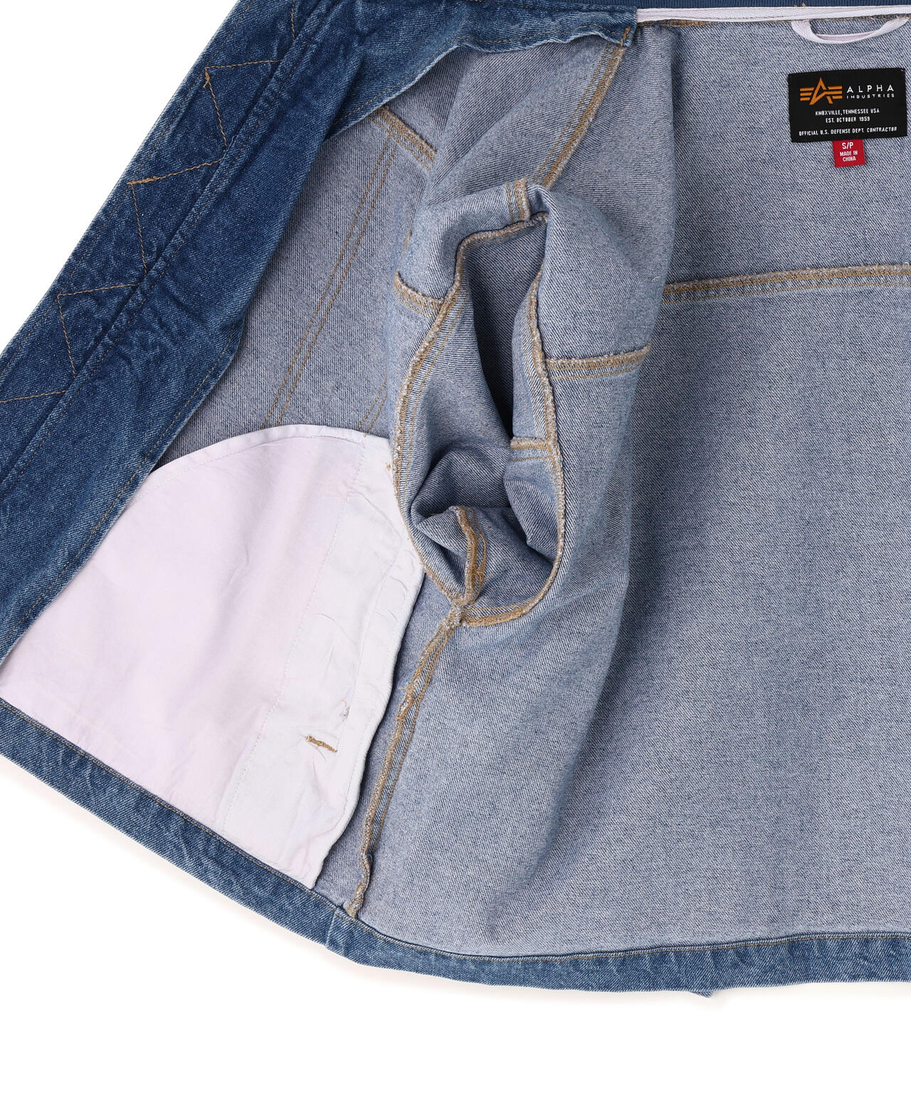 DENIM RELAXED FLIGHT JACKET WOMEN