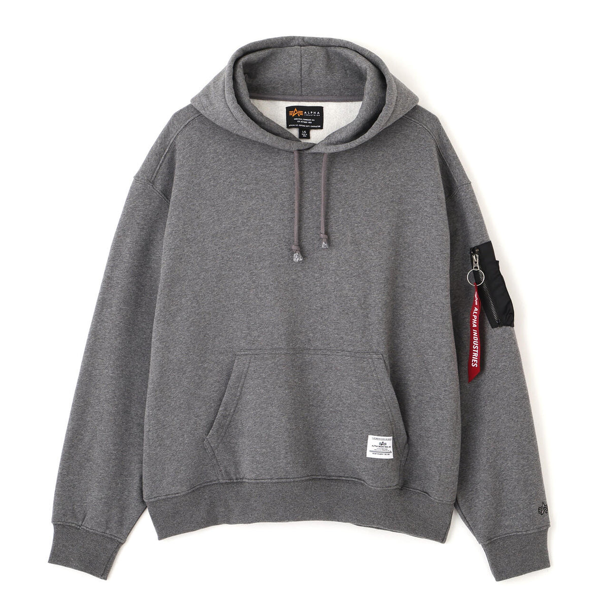 UTILITY POCKET HOODIE RELAXED FIT SWEATSHIRT / ユーティリティー