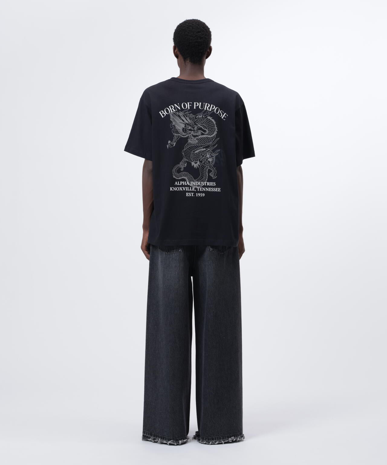 DRAGON RELAXED FIT TEE ｜アルファ インダストリーズ