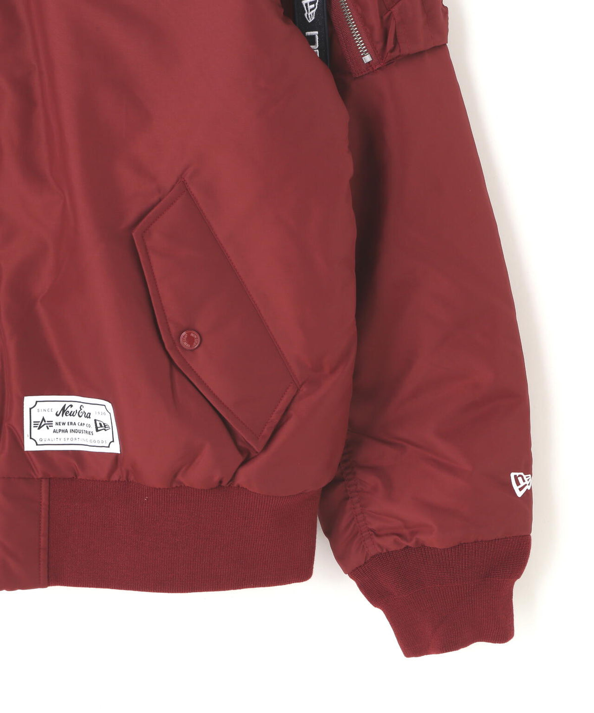 《MLB X ALPHA X NEW ERA》MA-1 FIT FLIGHT JACKET フィラデルフィア・フィリーズ