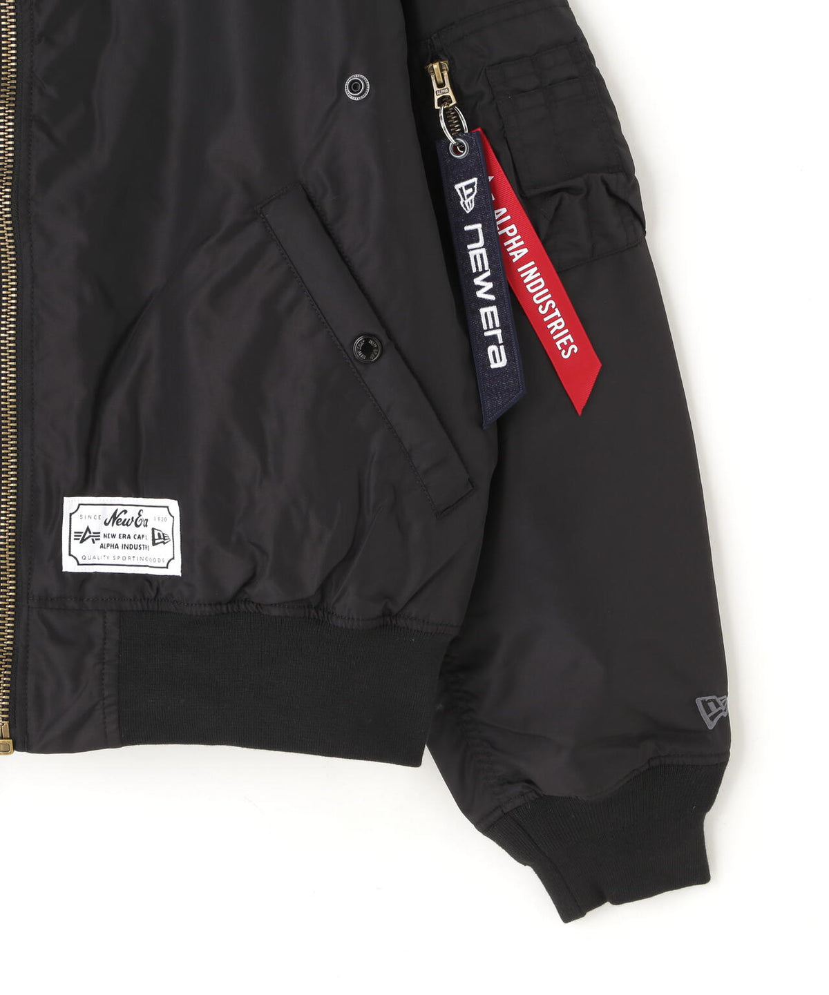 《MLB X ALPHA X NEW ERA》MA-1 2in1 FLIGHT JACKET & VEST ロサンゼルス・ドジャース