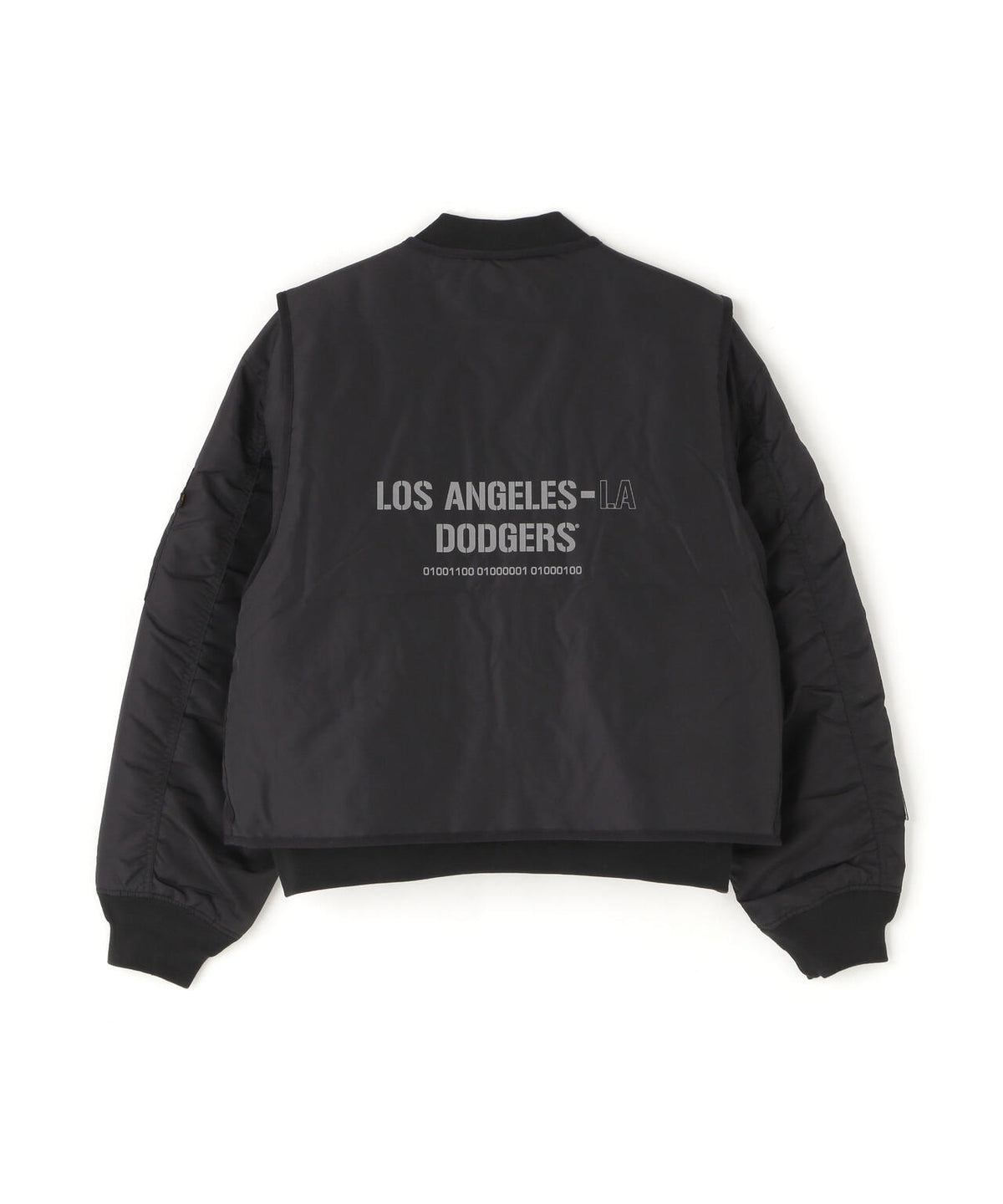 《MLB X ALPHA X NEW ERA》MA-1 2in1 FLIGHT JACKET & VEST ロサンゼルス・ドジャース