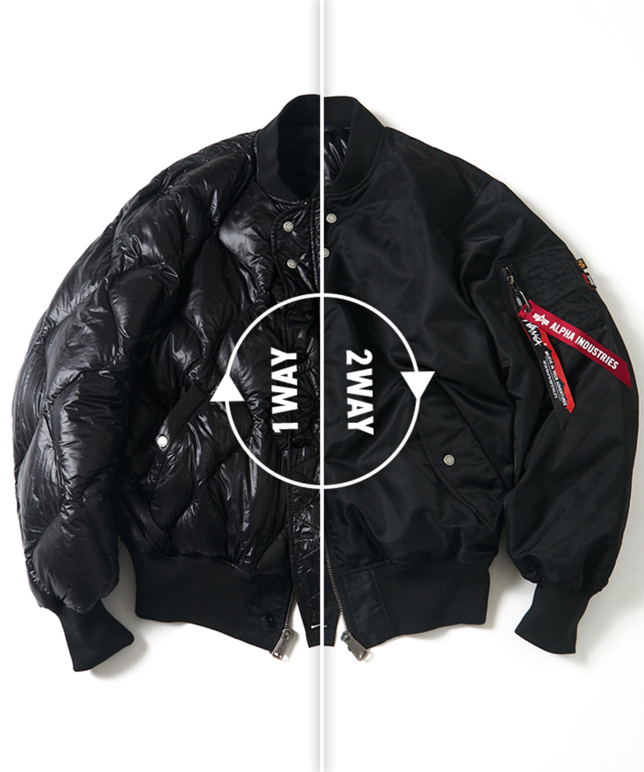 xNANGA×FREAK'S STORE×ALPHA INDUSTRIES /DOWN MA-1 JACKET/ダウンエム