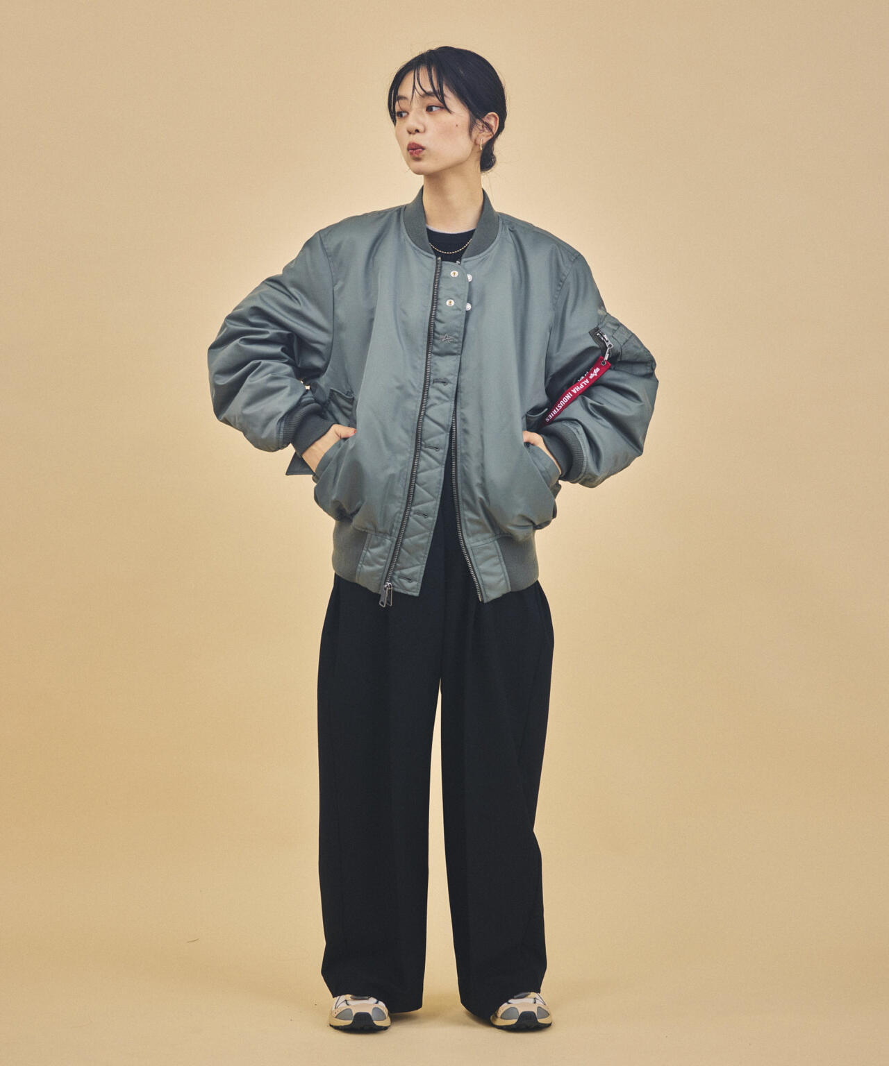 xNANGA×FREAK'S STORE×ALPHA INDUSTRIES /DOWN MA-1 JACKET/ダウンエム