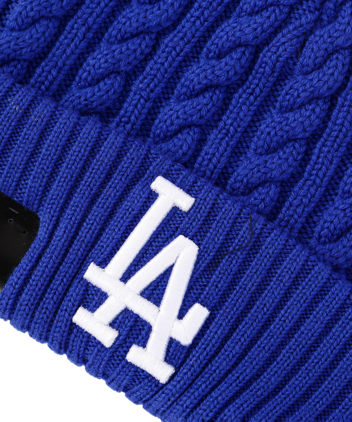 《MLB X ALPHA X NEW ERA》CABLE KNIT BEANIE ロサンゼルス・ドジャース