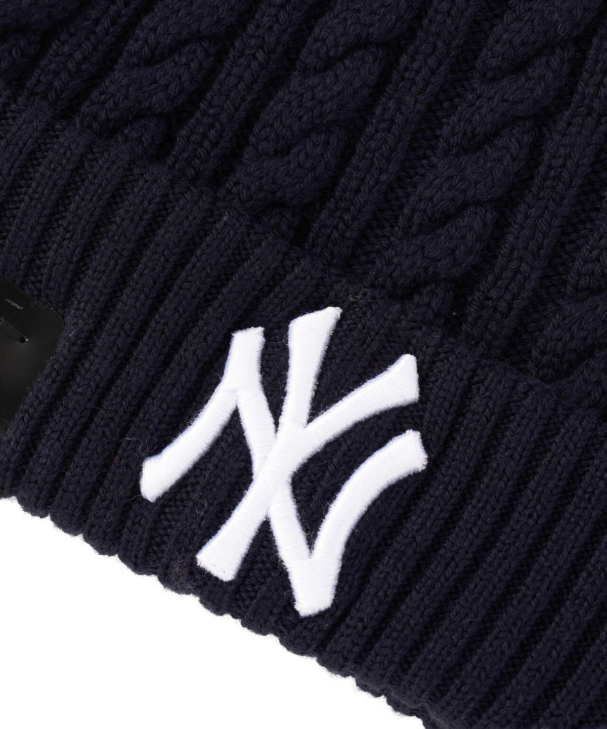 《MLB X ALPHA X NEW ERA》CABLE KNIT BEANIE ニューヨーク・ヤンキース