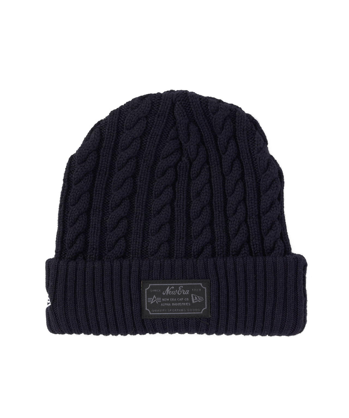 《MLB X ALPHA X NEW ERA》CABLE KNIT BEANIE ニューヨーク・ヤンキース