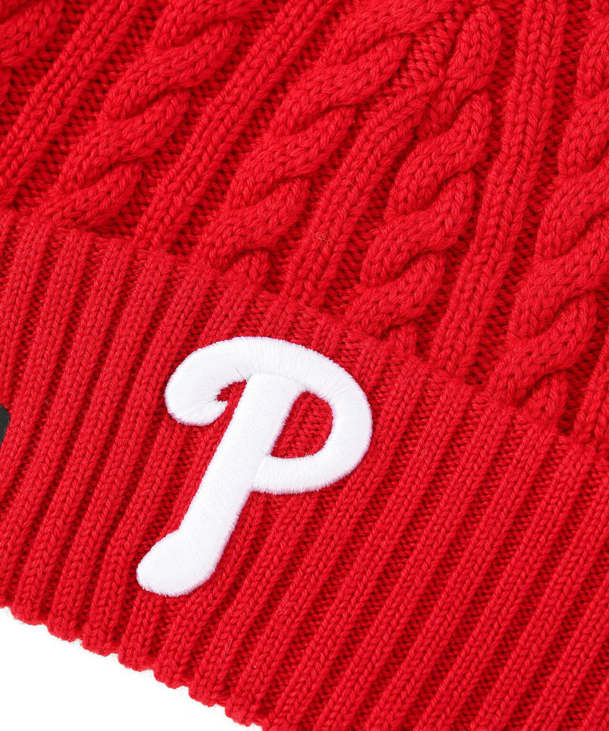 《MLB X ALPHA X NEW ERA》CABLE KNIT BEANIE フィラデルフィア・フィリーズ