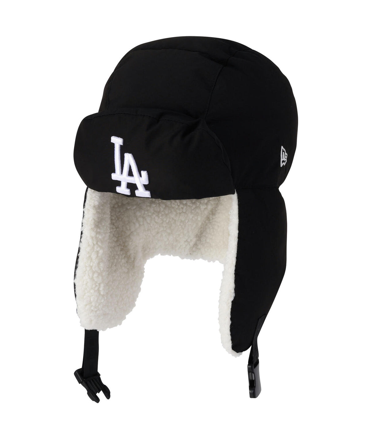 《MLB X ALPHA X NEW ERA》PUFFER TRAPPER HAT ロサンゼルス・ドジャース