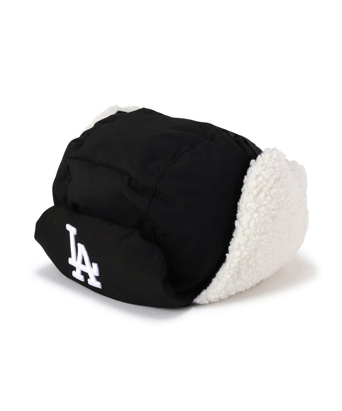 《MLB X ALPHA X NEW ERA》PUFFER TRAPPER HAT ロサンゼルス・ドジャース