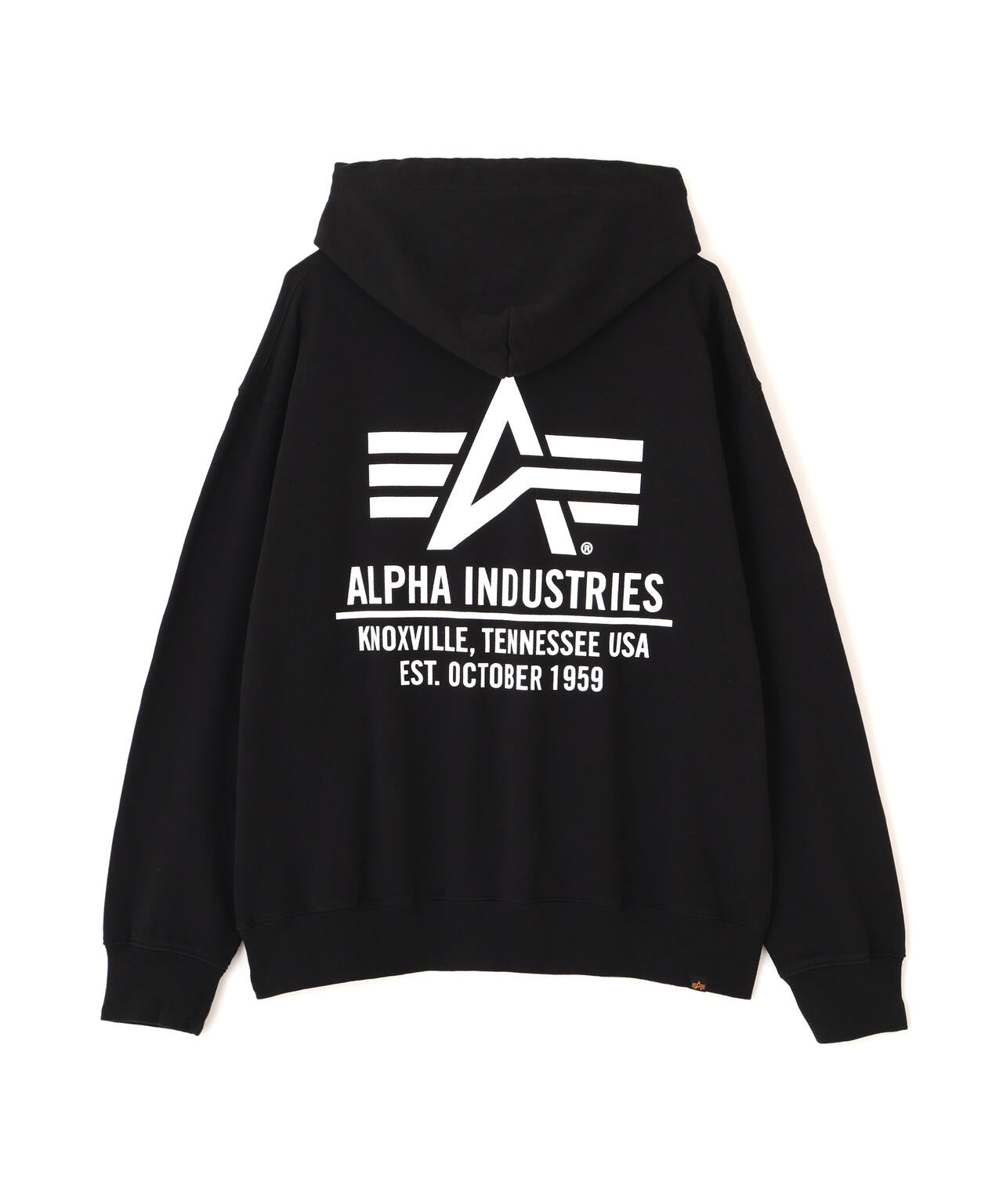 ALPHA RED RIBBON ZIP HOODIE