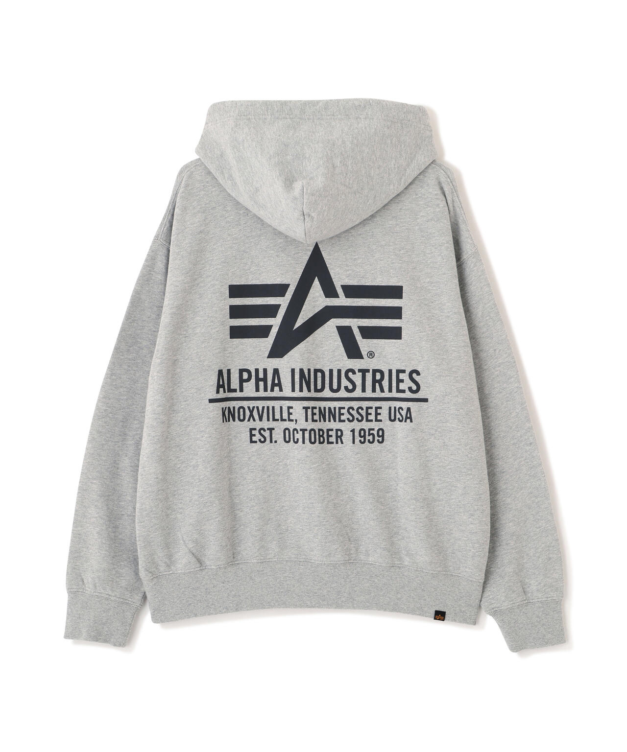 ALPHA RED RIBBON ZIP HOODIE