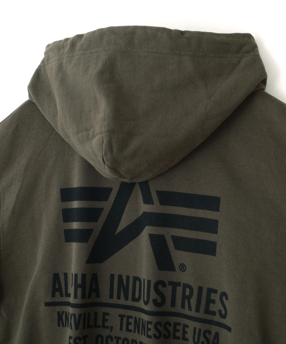 ALPHA RED RIBBON ZIP HOODIE