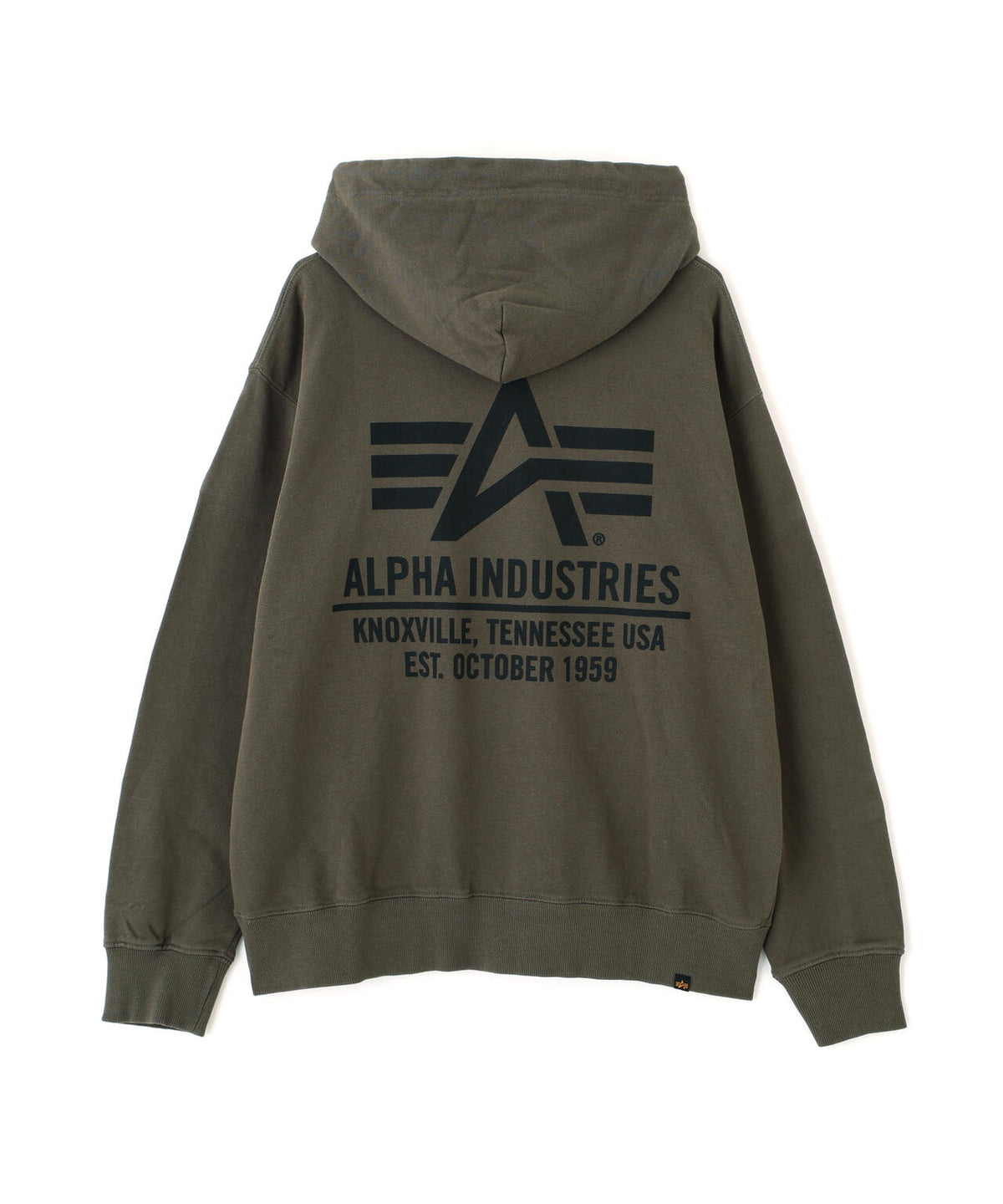 ALPHA RED RIBBON ZIP HOODIE