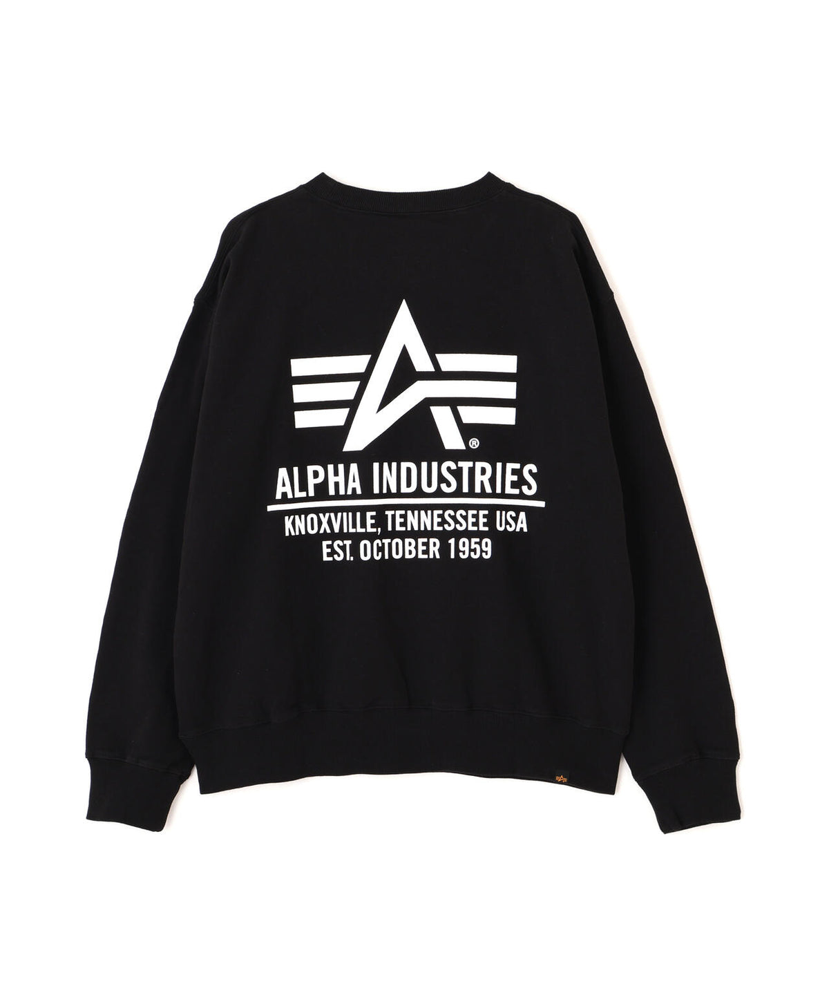 ALPHA RED RIBBON CREW SWEAT / アルファ レッド リボン クルー スウェット