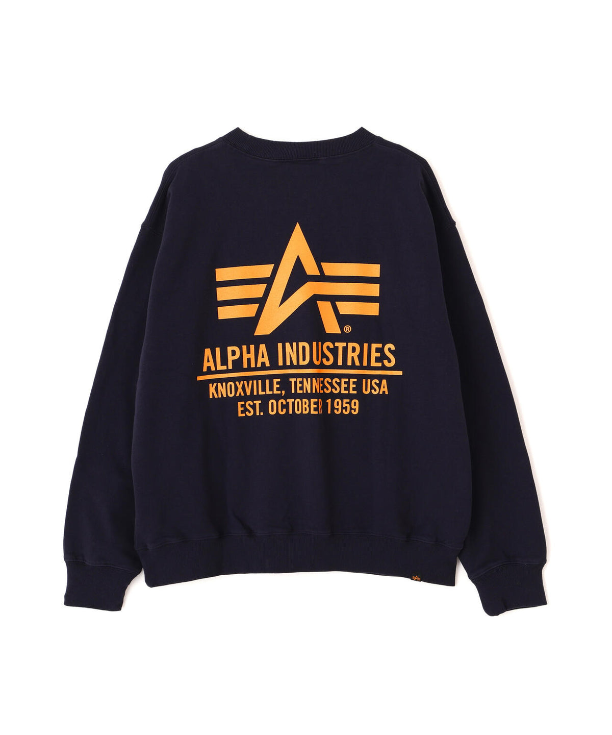 ALPHA RED RIBBON CREW SWEAT / アルファ レッド リボン クルー スウェット