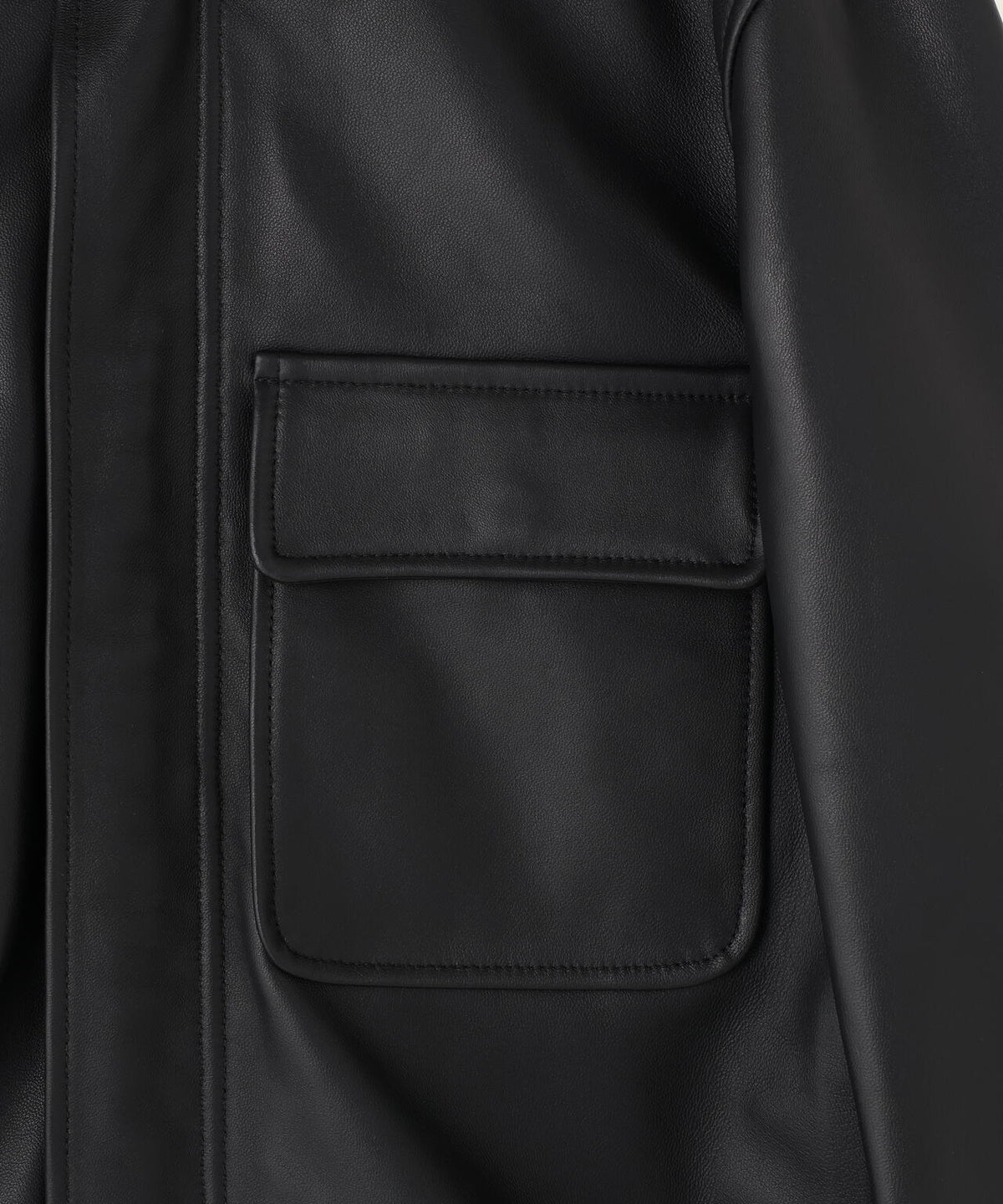 LEATHER LIGHT AVIATOR JACKET