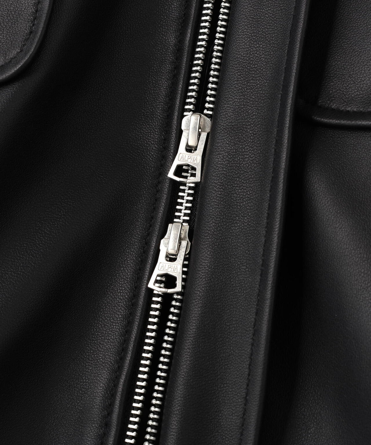 LEATHER LIGHT AVIATOR JACKET