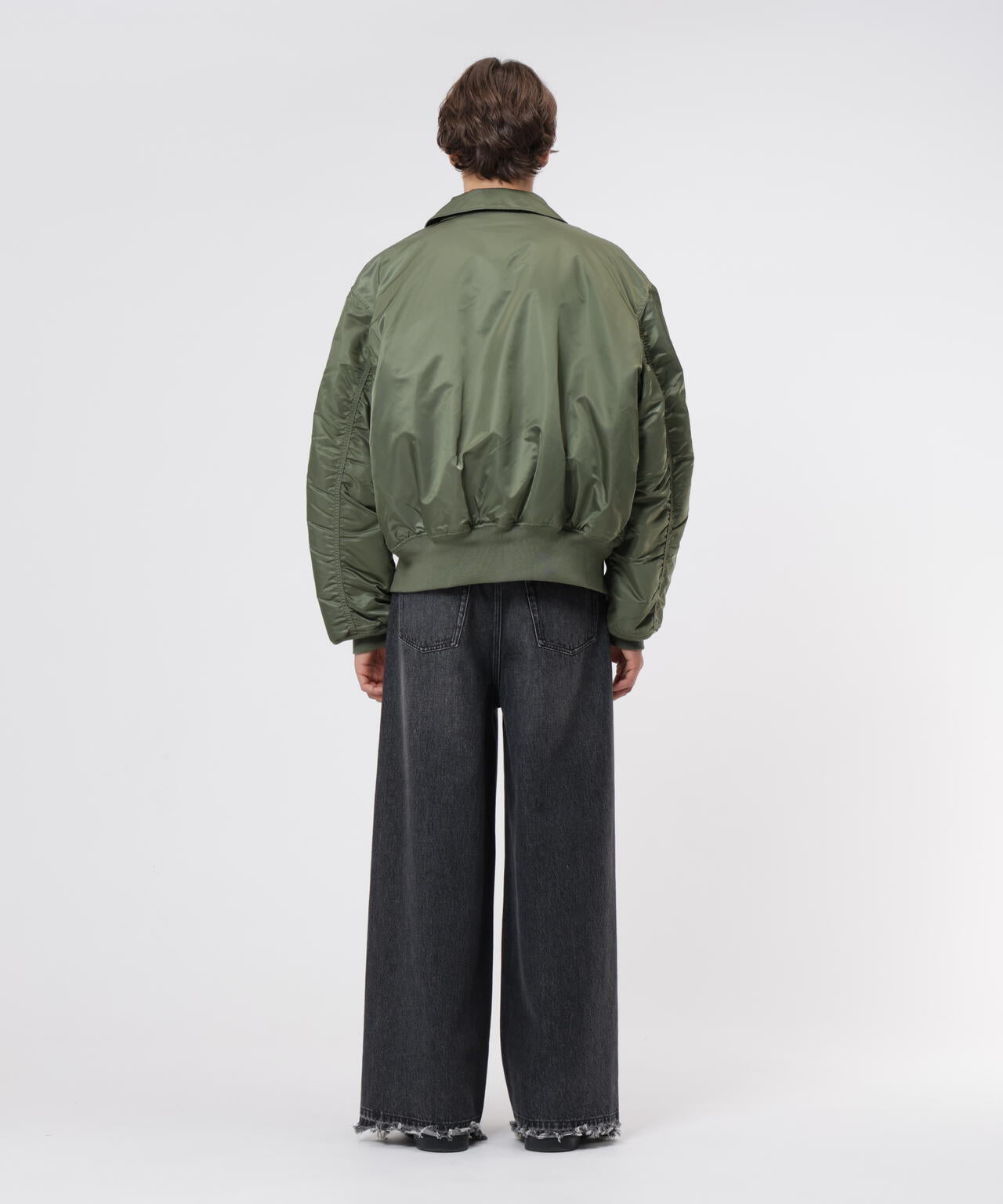 750　アルファインダストリーズ　CWU-45/Pフライトジャケット　カーキ　L CWU 45／P HERITAGE FIT FLIGHT JACKET ｜アルファ インダストリーズ