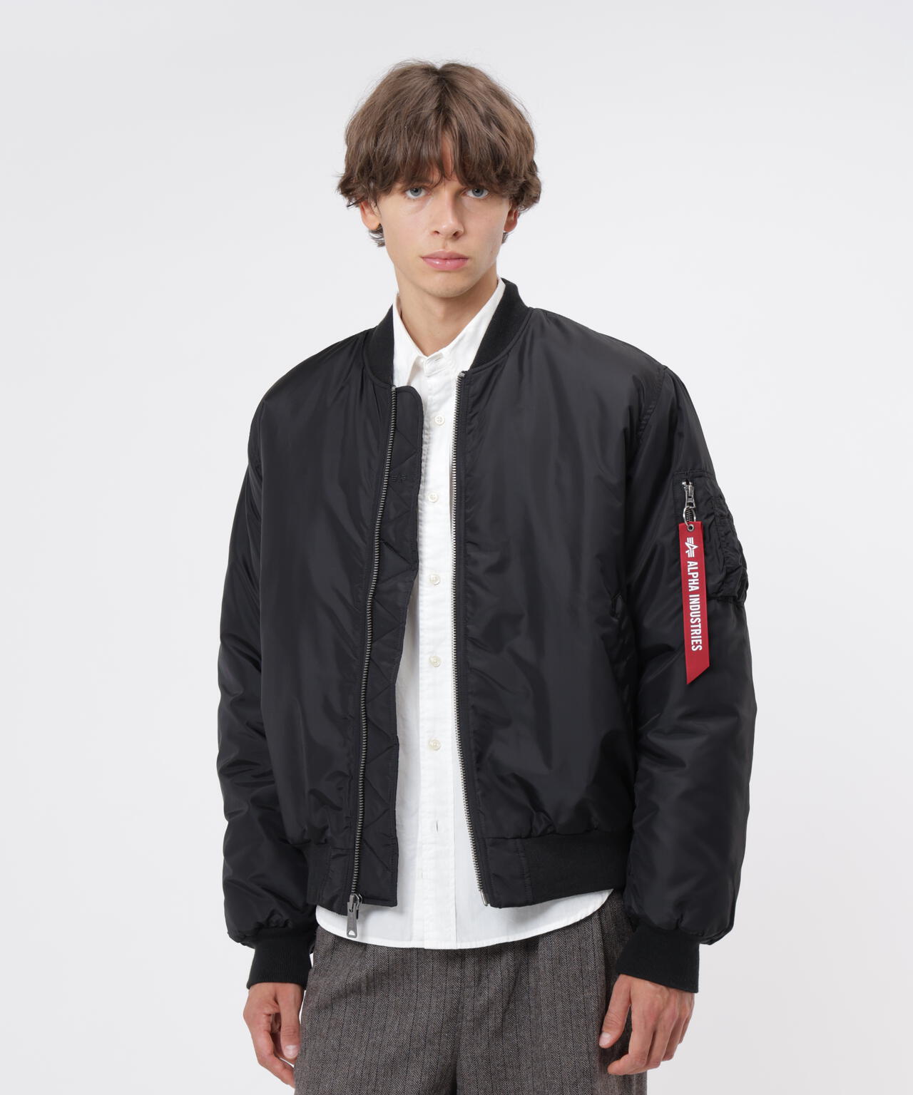 OXFORD MA-1 RELAXED FIT FLIGHT JACKET ｜アルファ インダストリーズ