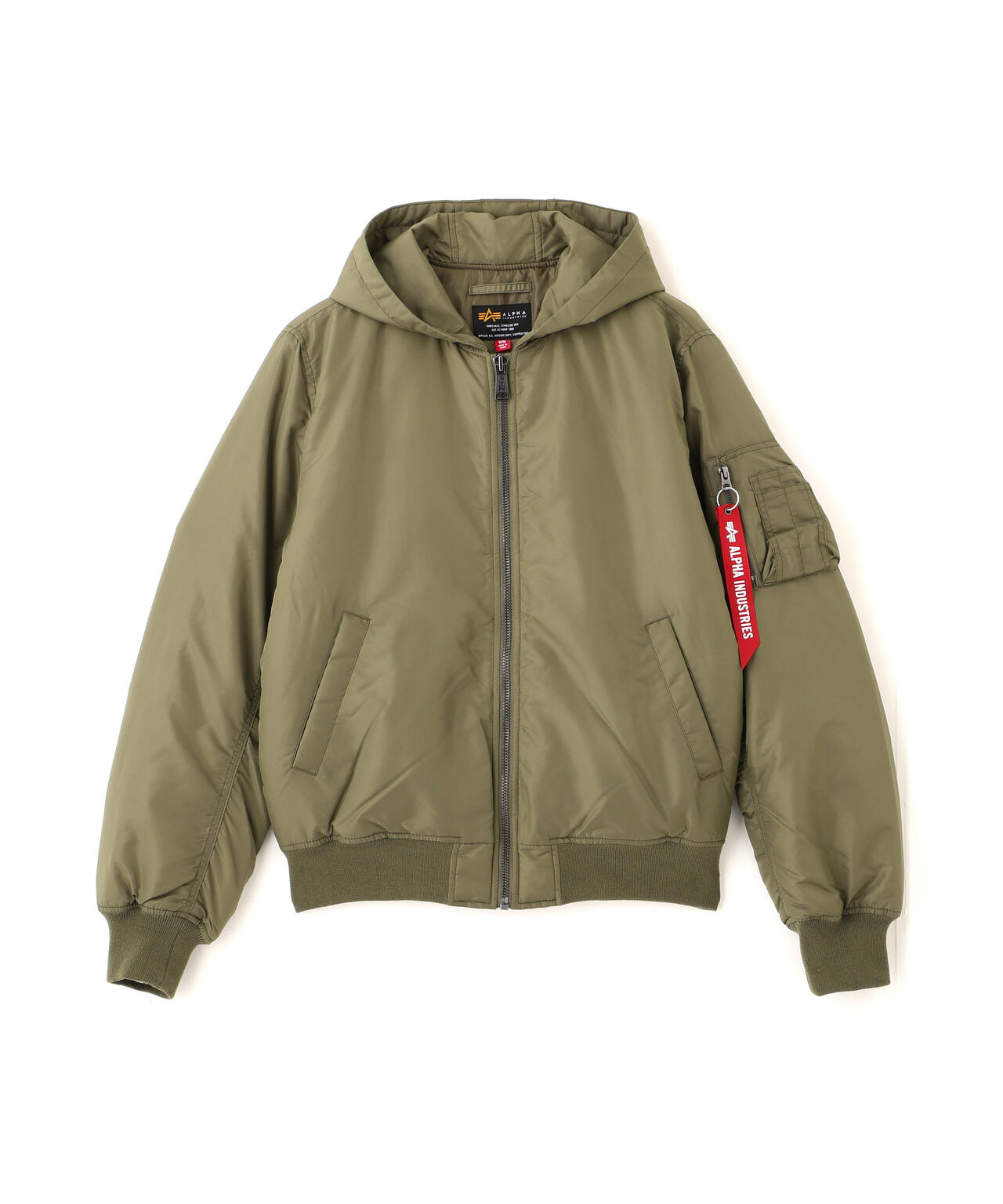 OXFORD MA-1 HOODED RELAXED FIT FLIGHT JACKET ｜アルファ