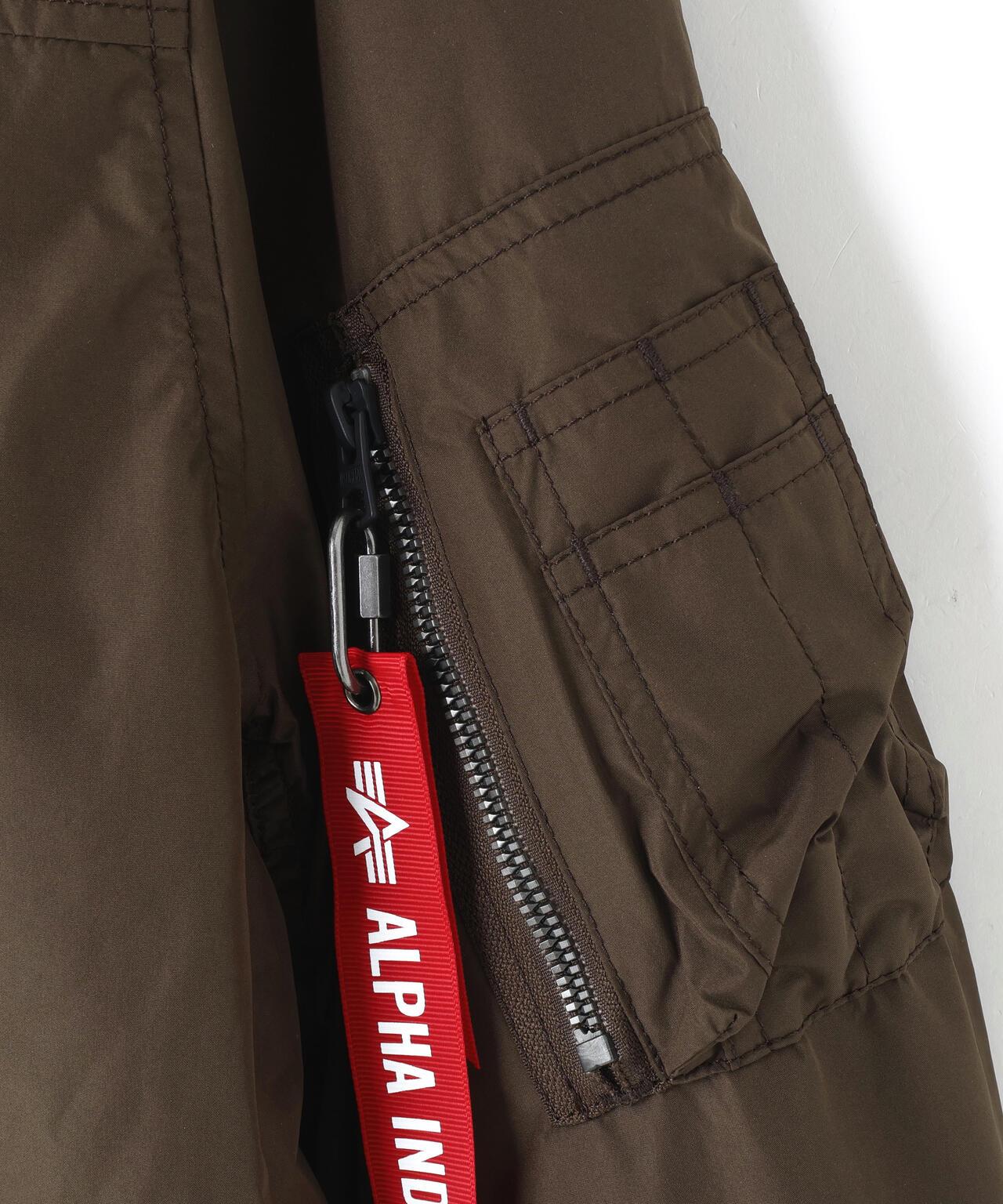 MA‐1 HOODED REGULAR FIT FLIGHT JACKET