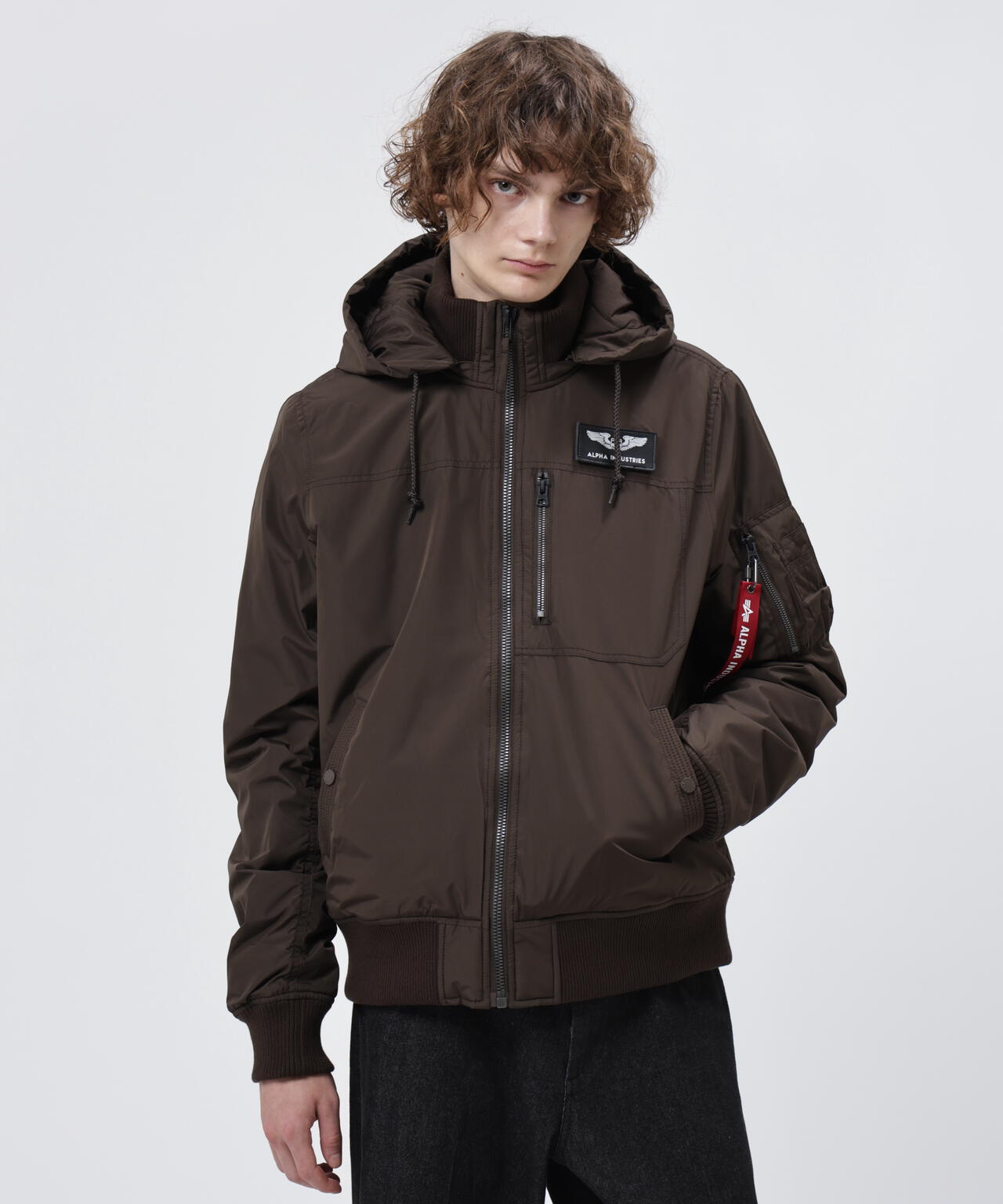 MA‐1 HOODED REGULAR FIT FLIGHT JACKET ｜アルファ インダストリーズ