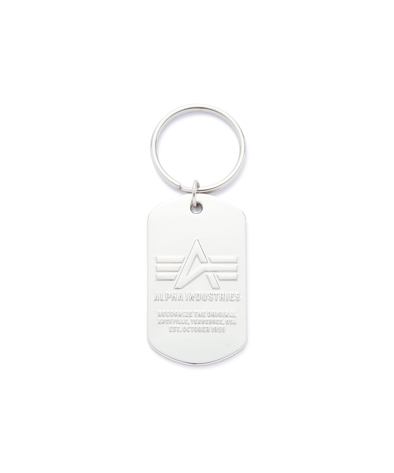 Dog Tag Key Ring